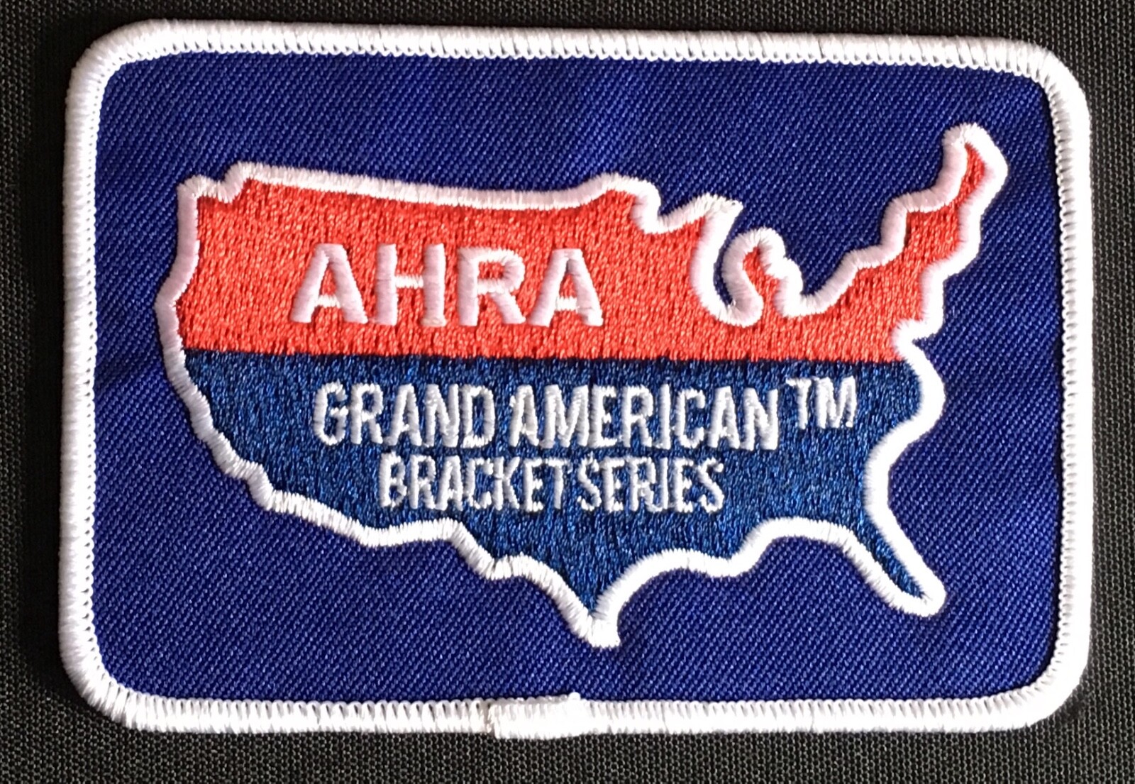 Authentic NEW American Hot Rod Association (AHRA) Bracket Series Patch