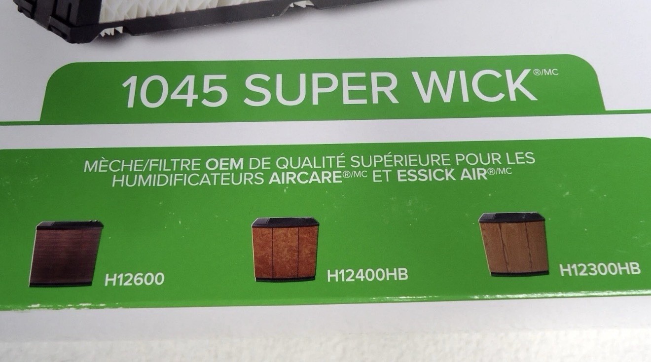 AIRCARE 1045 SUPER WICK Humidifier Wick Filter Trapmax Technology 1 Pack