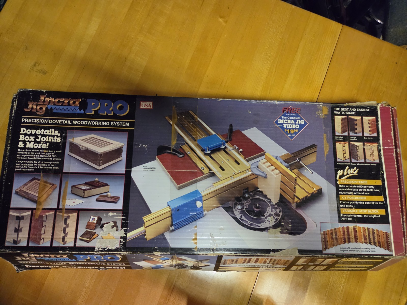 Incra Jig Pro Fence Positioner, Right Angle, books, templates, Table Saw/Router