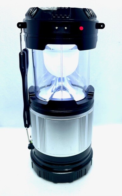SOLAR RECHARGEABLE CAMPING LIGHT-RECARCABLE SOLAR LINTERNA