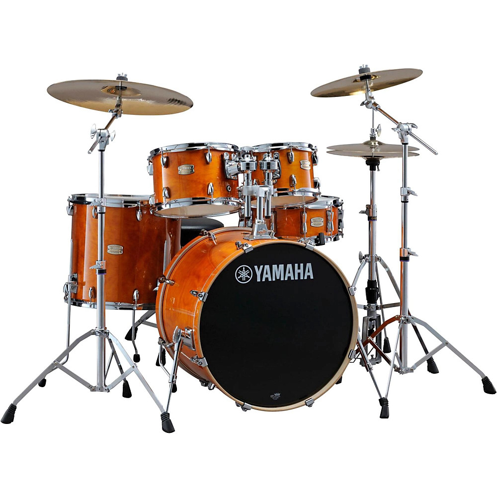 Yamaha Stage Custom Birch 5-Piece Shell Pack with 22" Bass Drum Honey Amber