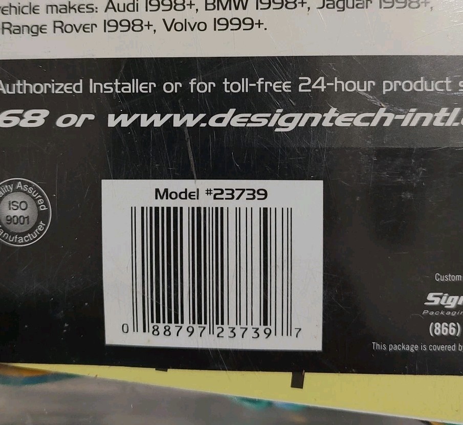 DesignTech Ready Remote Start Deluxe Remote Car Starter Model 23927 NEW