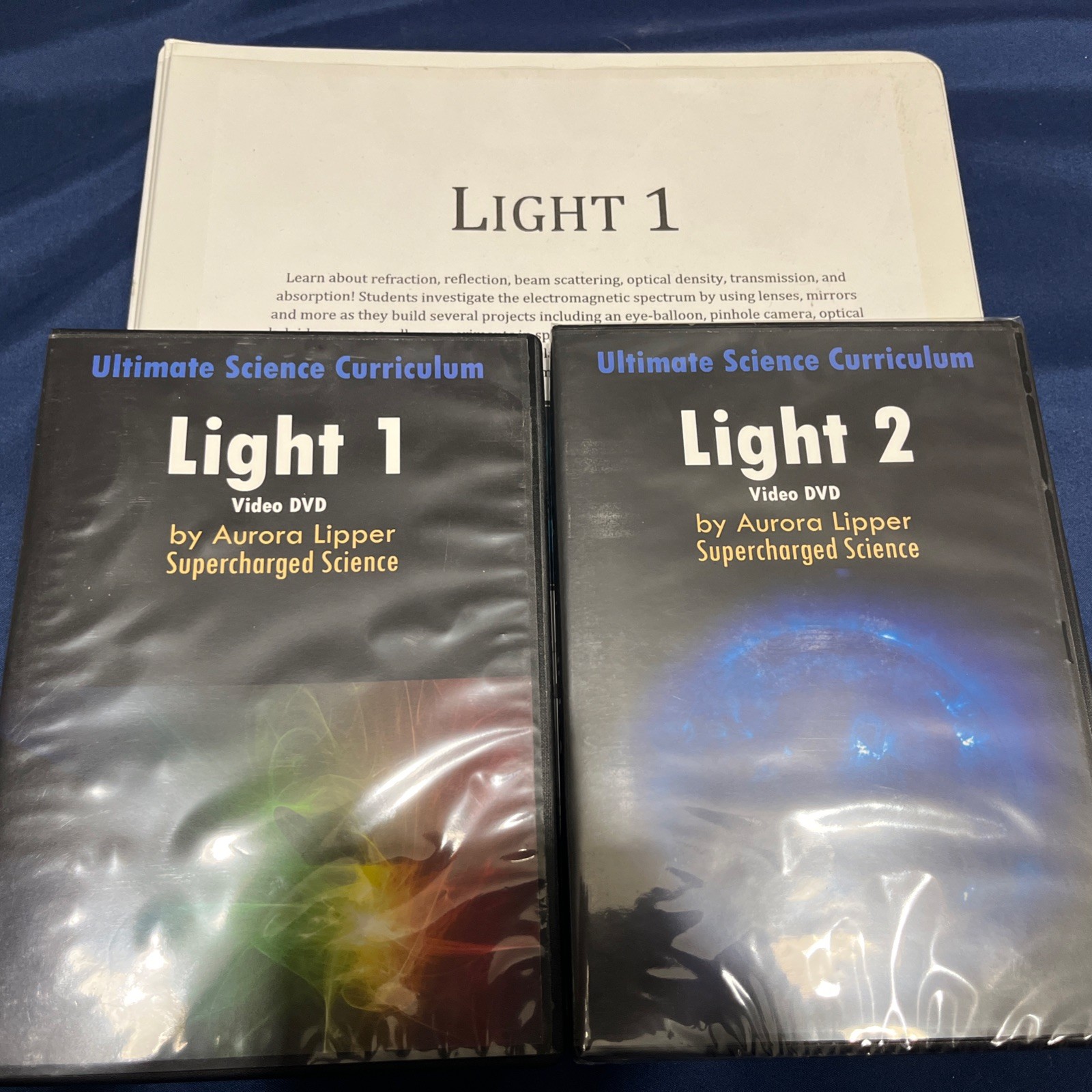 Supercharged Science Light 1 & 2  Light 1 set Printed comprehensive curriculum