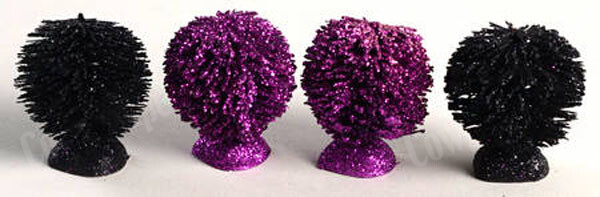 Department 56, Halloween Village Accessories - GLITTER SHRUBS (6005574)