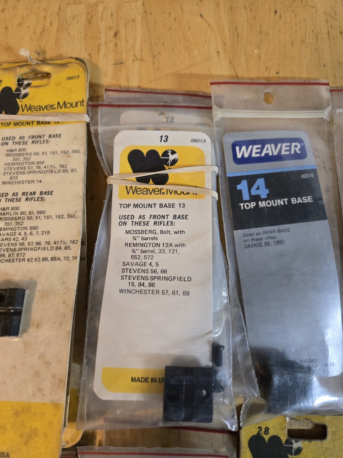 (1) weaver scope mount bases #12-46 (sold individually)