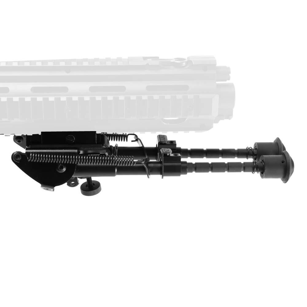 Rifle Bipod 6"-9" Adjustable Folding Spring Back Tactical Bipod...