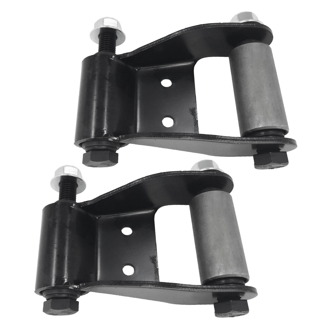 (2) Leaf Spring Rear Shackle Bracket Repair For Ford E-150 Ranger Mazda 1975-09