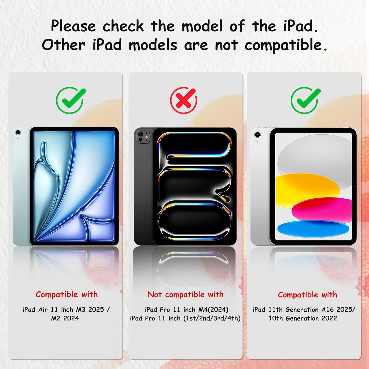 bersem 2-Pack Paperfeel Screen Protector for iPad A16 11th/10th Transparent