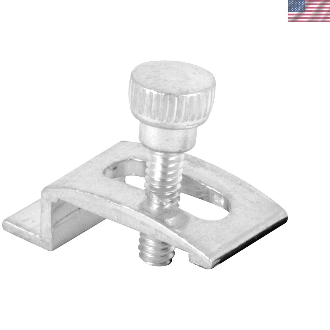 Reliable 1/4 Inch Storm Door Panel Clips - 8 Pack with Easy Installation Screws