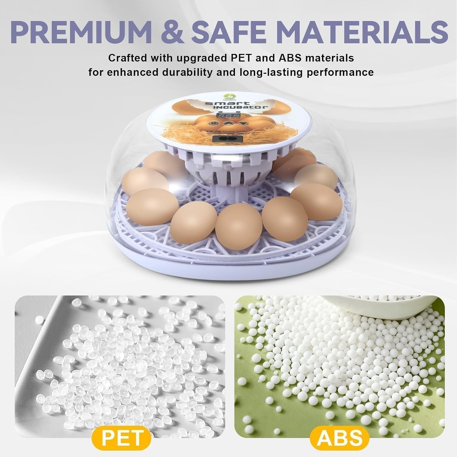Gen I - 12 Egg Automatic Incubator, Steady Humidity with Auto-Refill, Stable ...