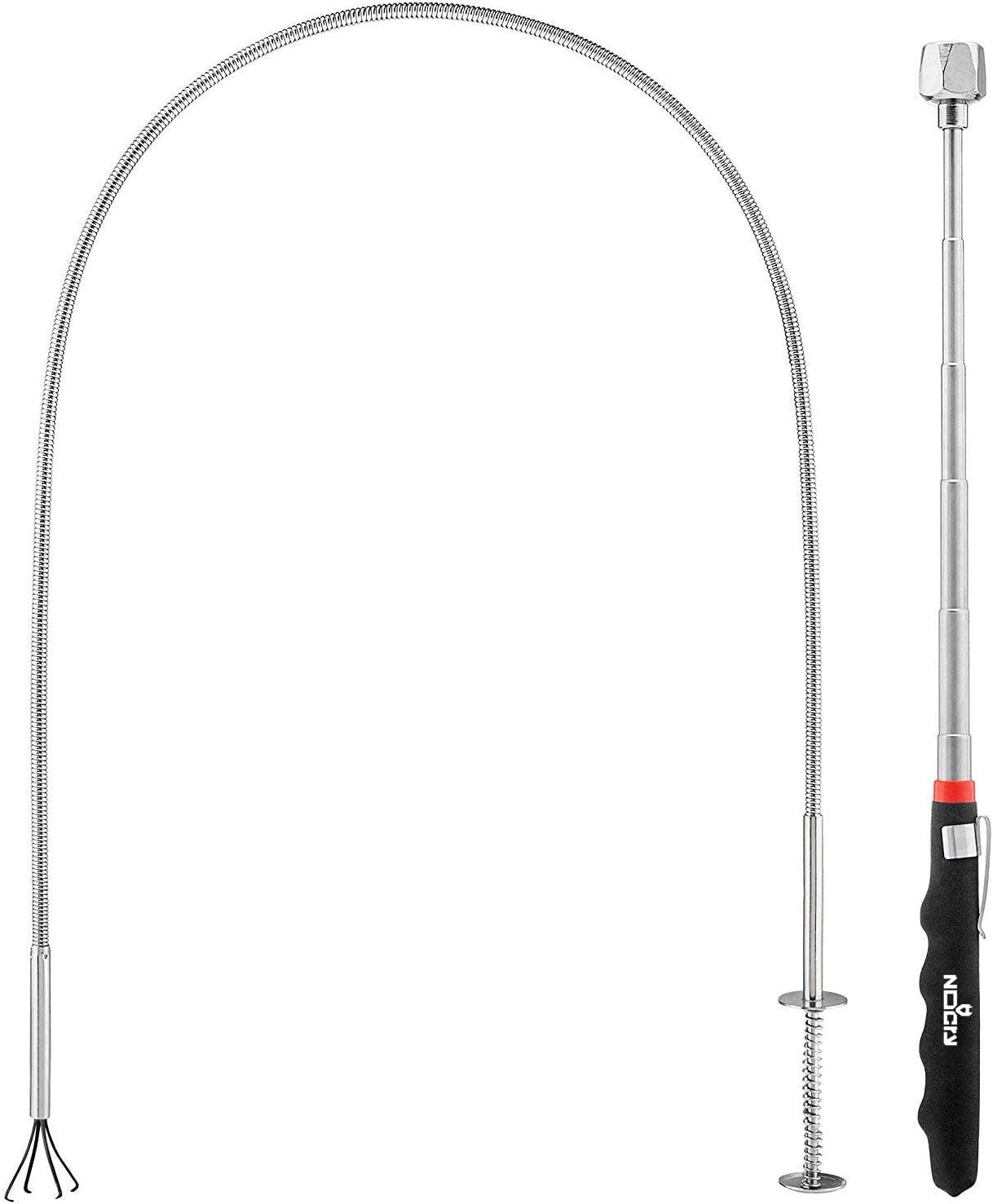 Premium Pick up Tool Set — Includes a 36In Flexible Claw Grabber and a Telescopi