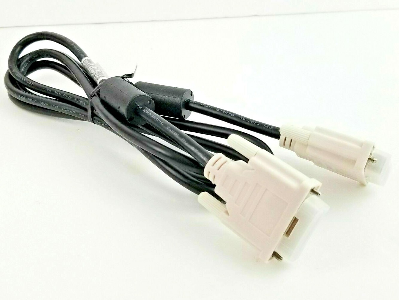 HP Dell 6ft 18Pin M-M DVI-I Black Cable New 405520-001 089G1748CAA