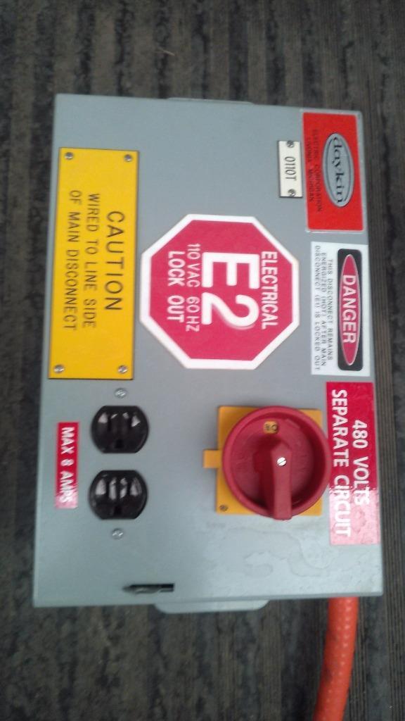 Daykin LTFS-01 Industrial Power Transformer Disconnect 480VAC 3 Phase