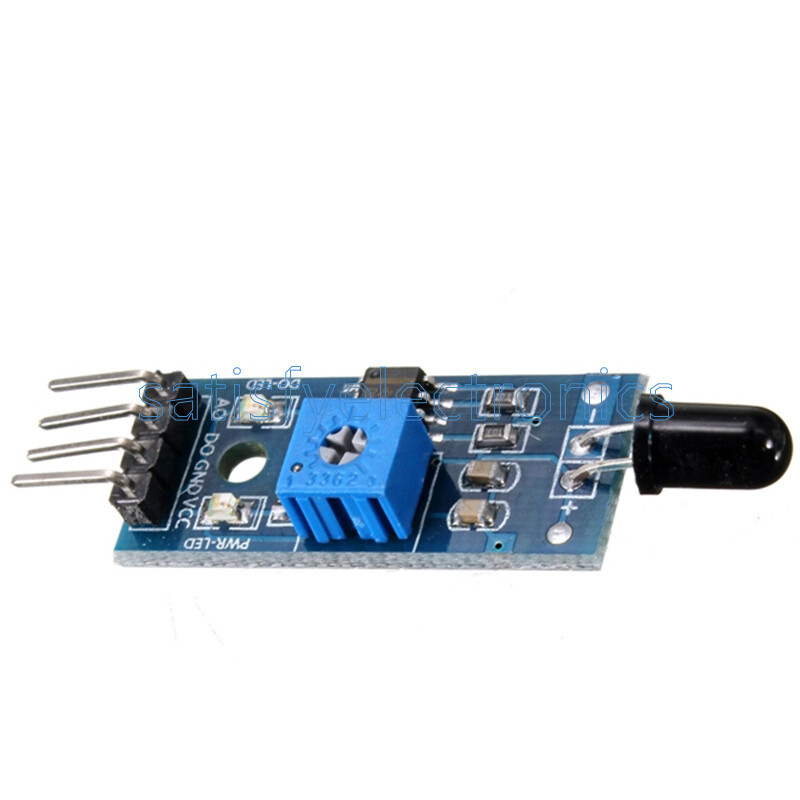 10PCS 4PIN Flame detection Sensor IR Infrared receiver control module NEW