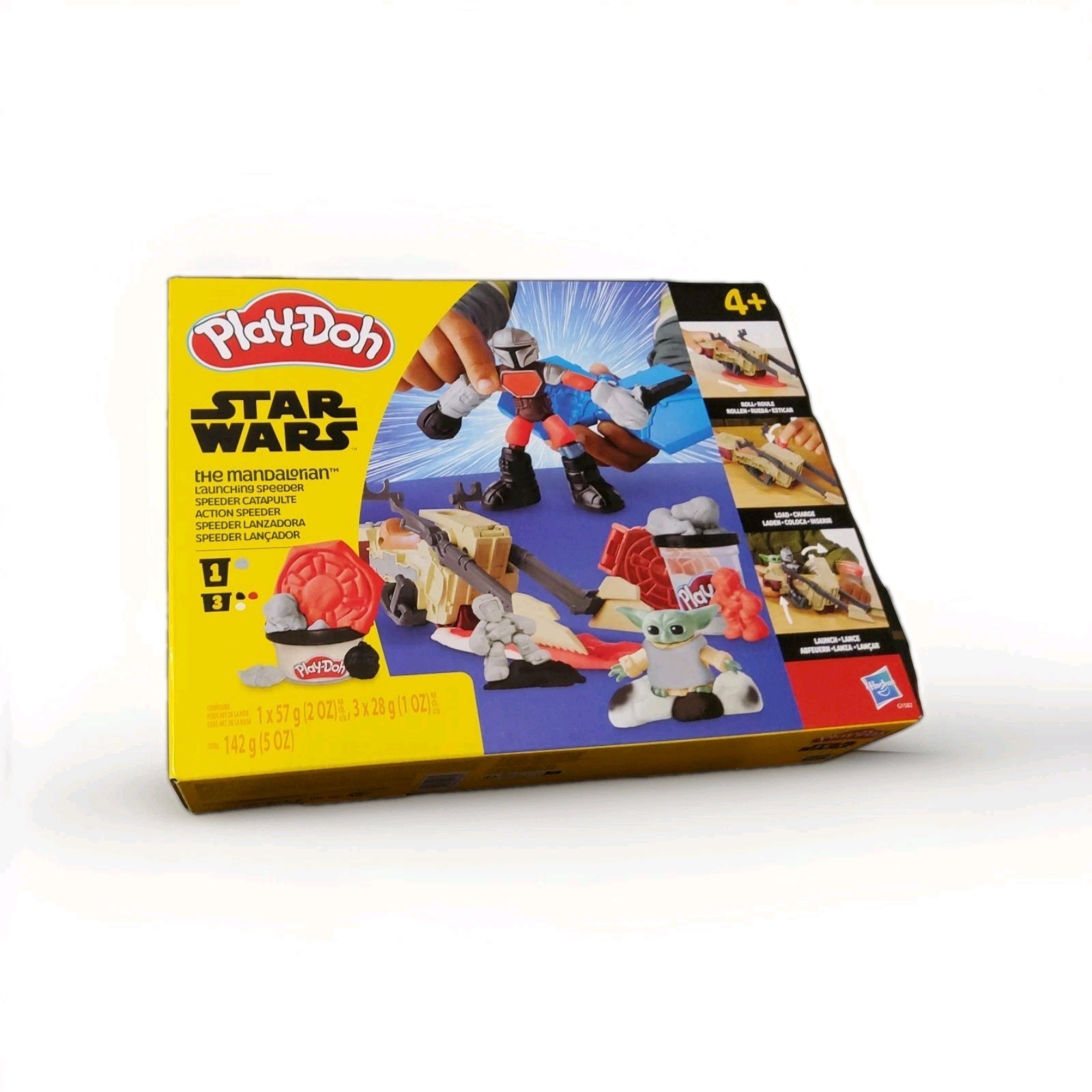 Play -Doh Star Wars The Mandalorian Launching Speeder Interchangeable