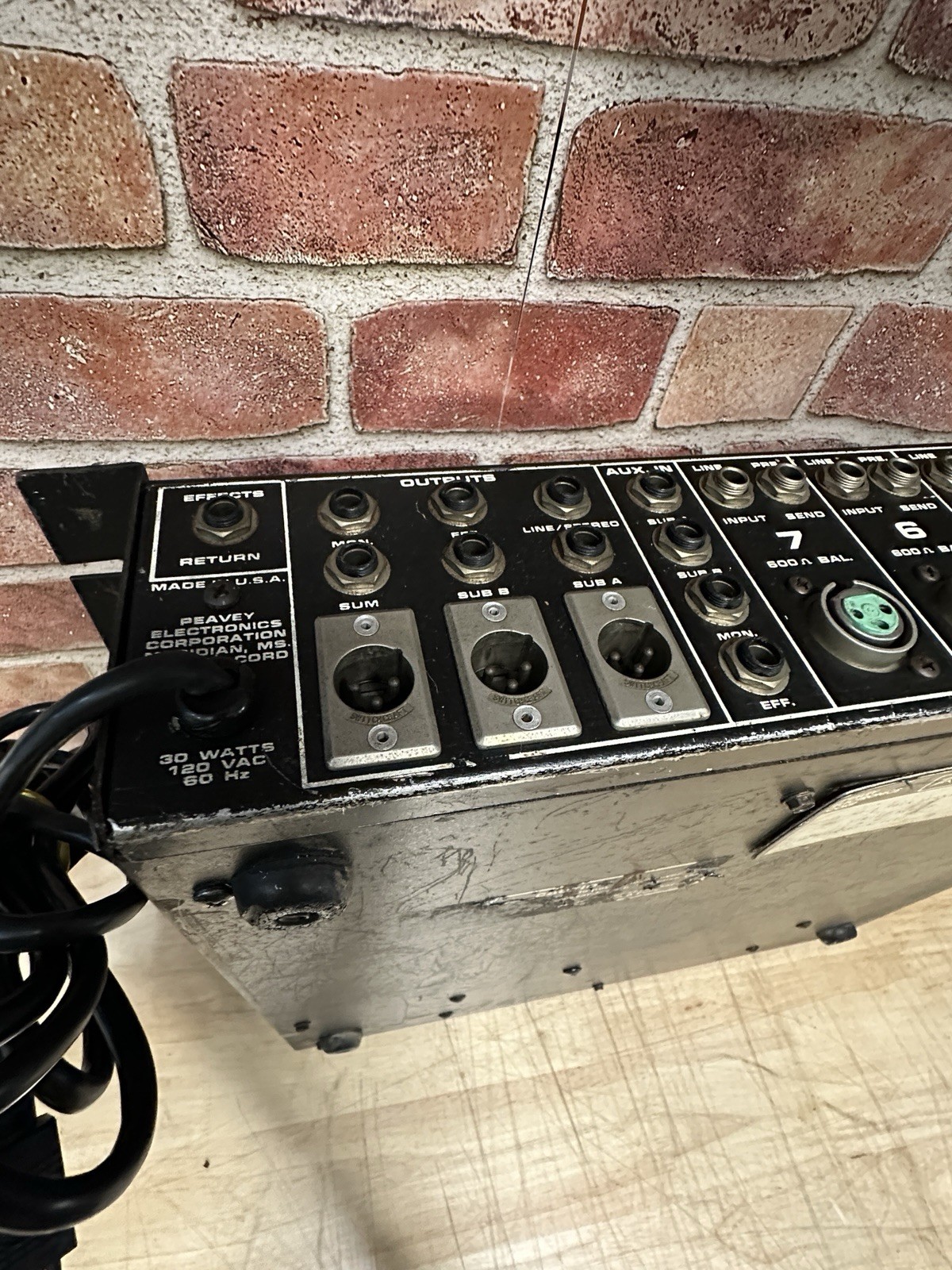 peavey mixer mr7 (read)