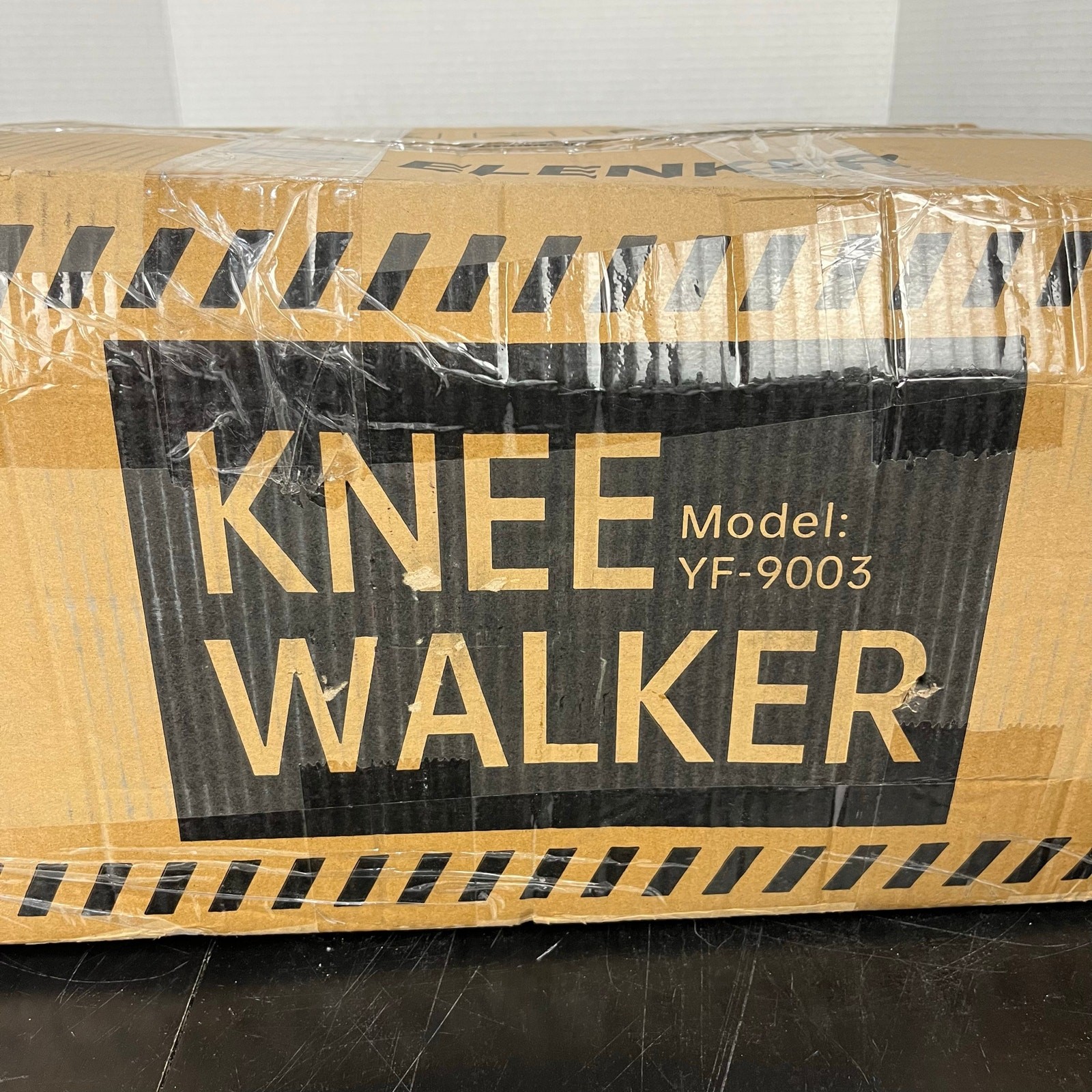Elenker Knee Walker YF-9003 Steerable Scooter Mobility Black