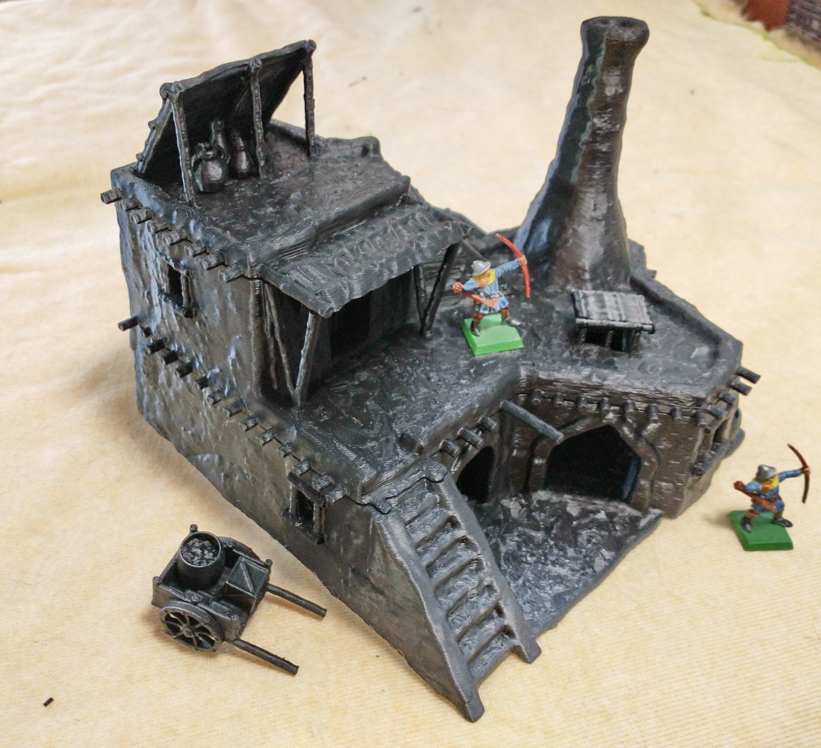 Desert Blacksmith 28mm Village Terrain D&D Warhammer Black Powder Bolt Action