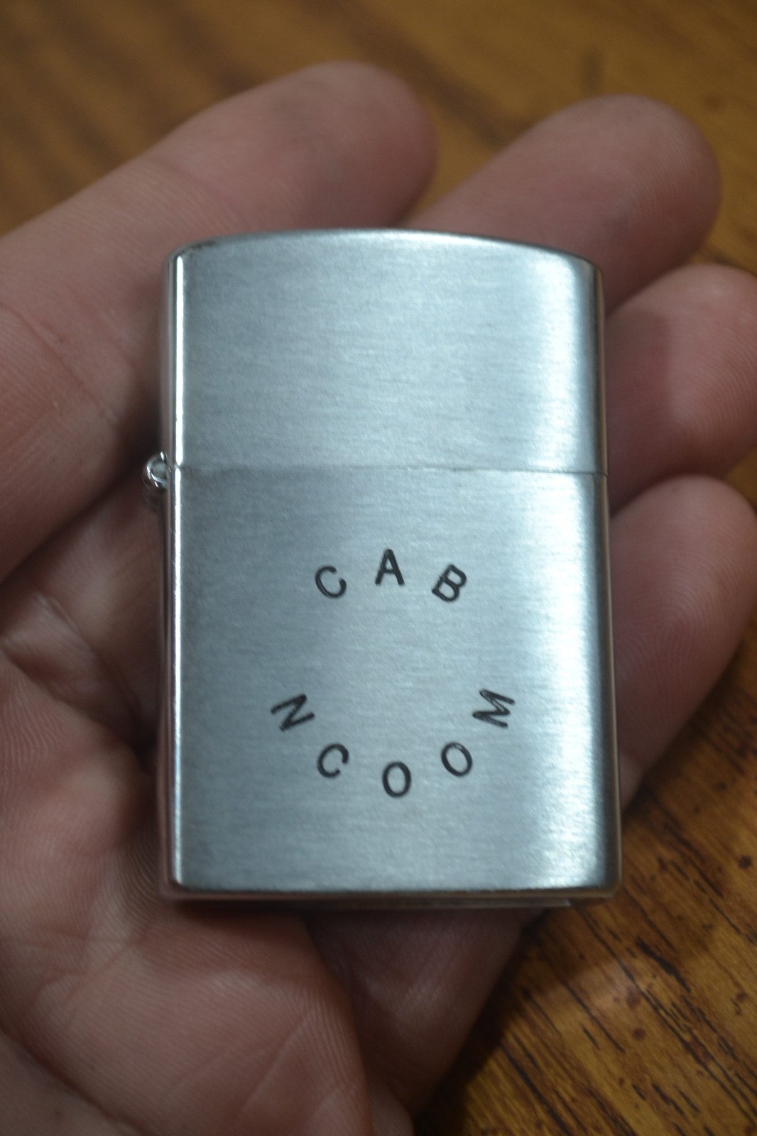 Vintage CLARK AIR BASE - CAB - Philippines - NCO OPEN MESS WINDPROOF LIGHTER