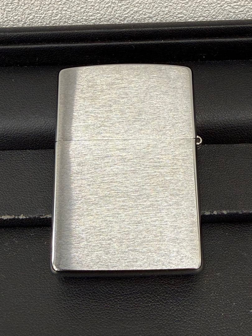 Zippo Lighter - Silver Hairline Finish