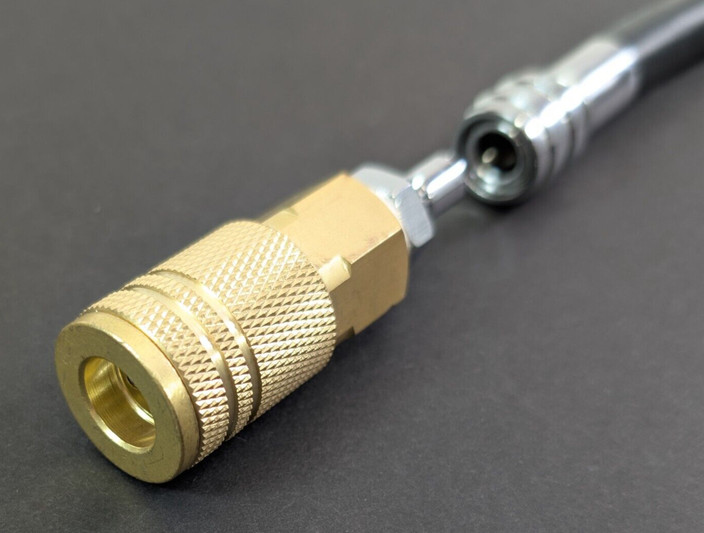 1/4" Quick Disconnect Coupler Scuba Dive Inflator Hose Adapter Air Tool Connect
