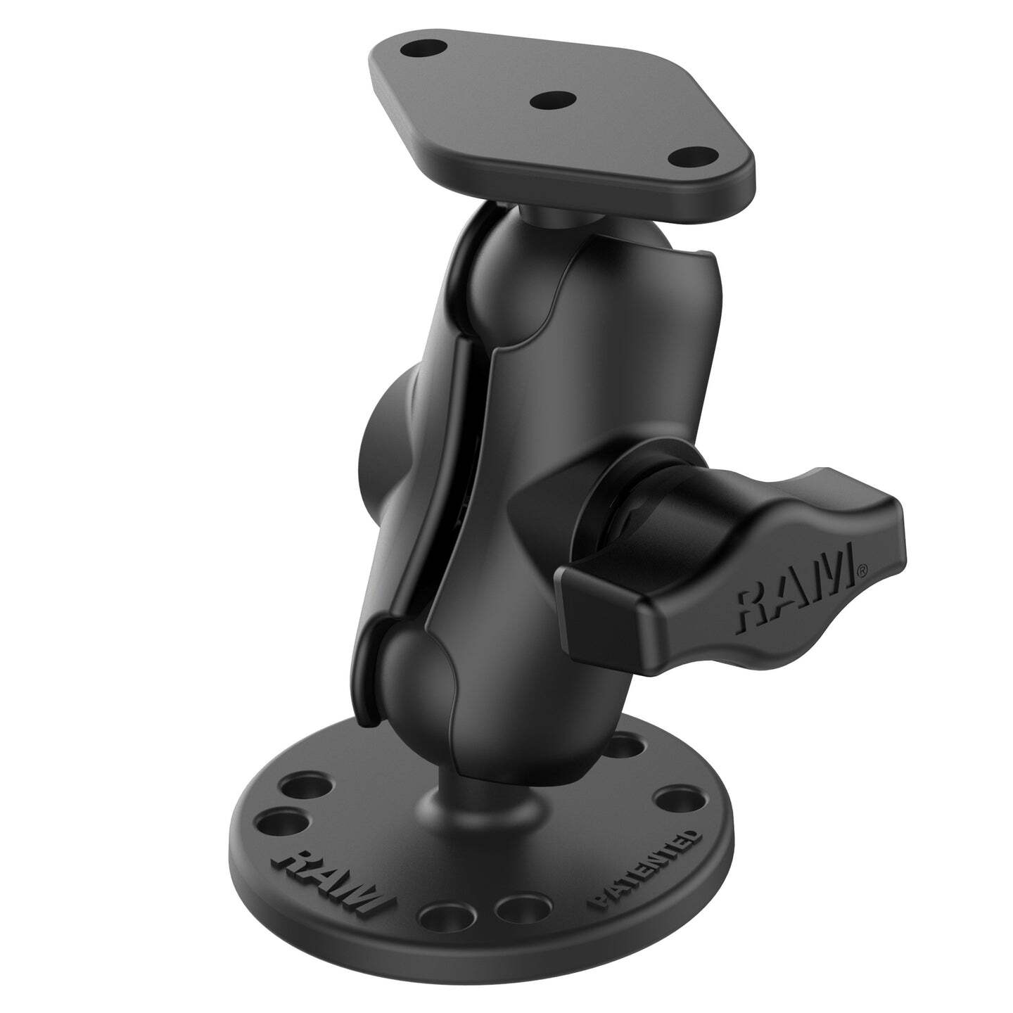 RAM-B-138U-A RAM Double Ball Drill-Down Mount with Diamond...