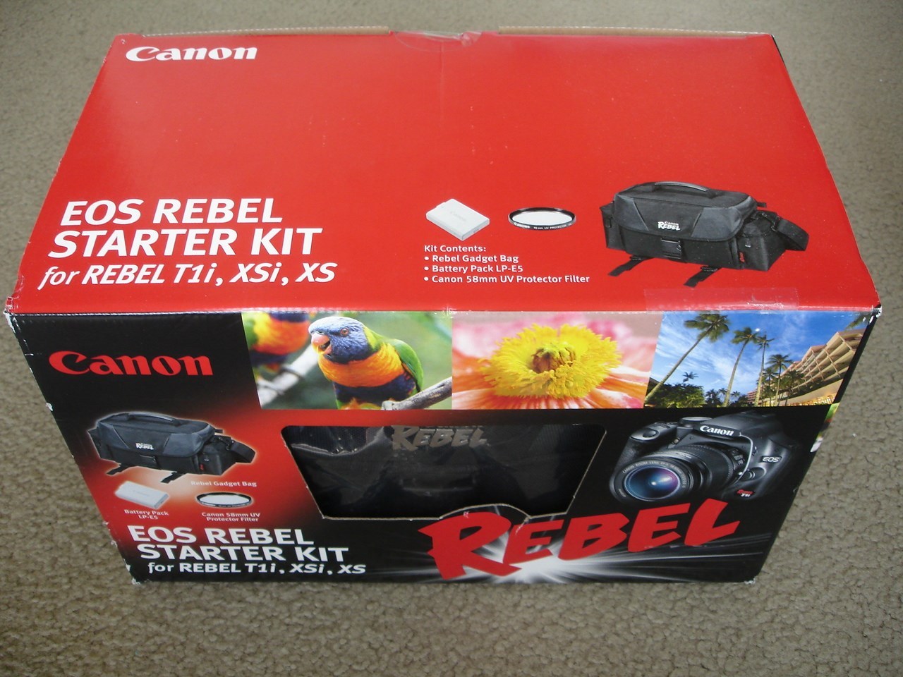 Canon EOS Rebel Starter Kit: For Canon T1i /XSi /XS Includes Bag/Battery/58mm UV