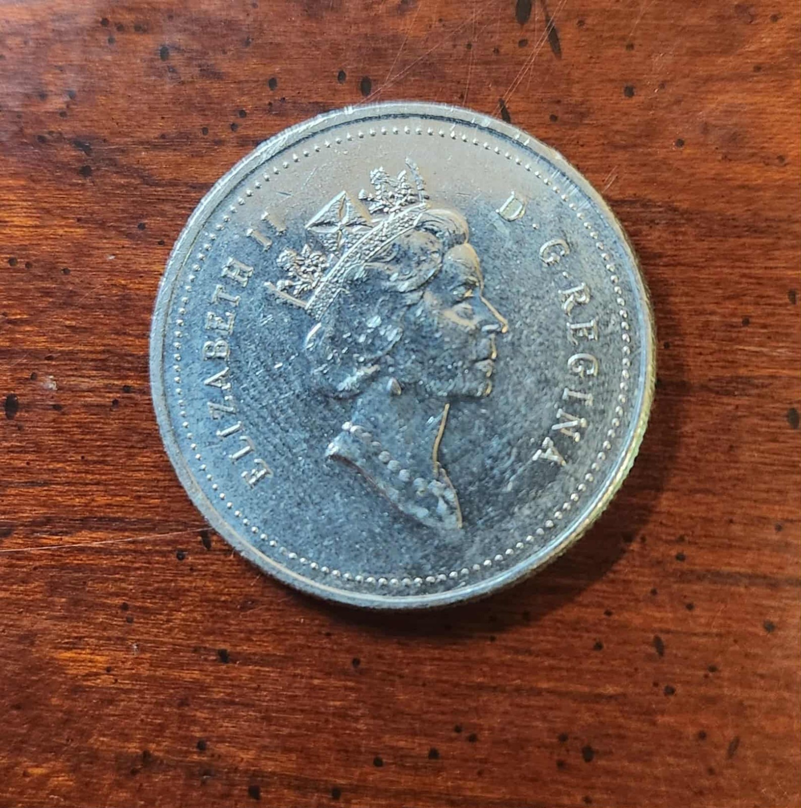 Canada 25 Cents Coin 1993 Queen Elizabeth II