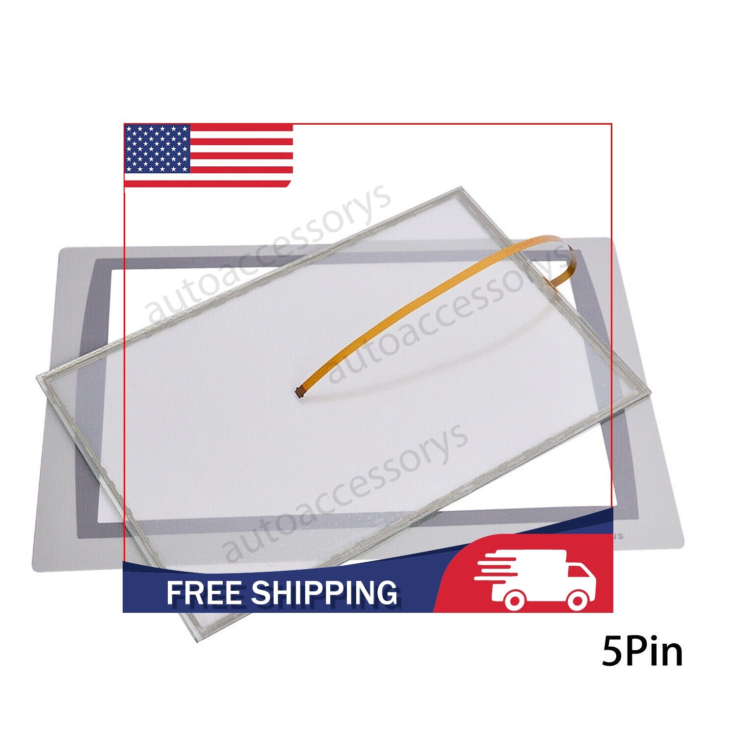 Touch Screen Panel Fit For SER A w/ Overlay 2711P-T12W22D9P-A 2711P-T12W22D9P-B