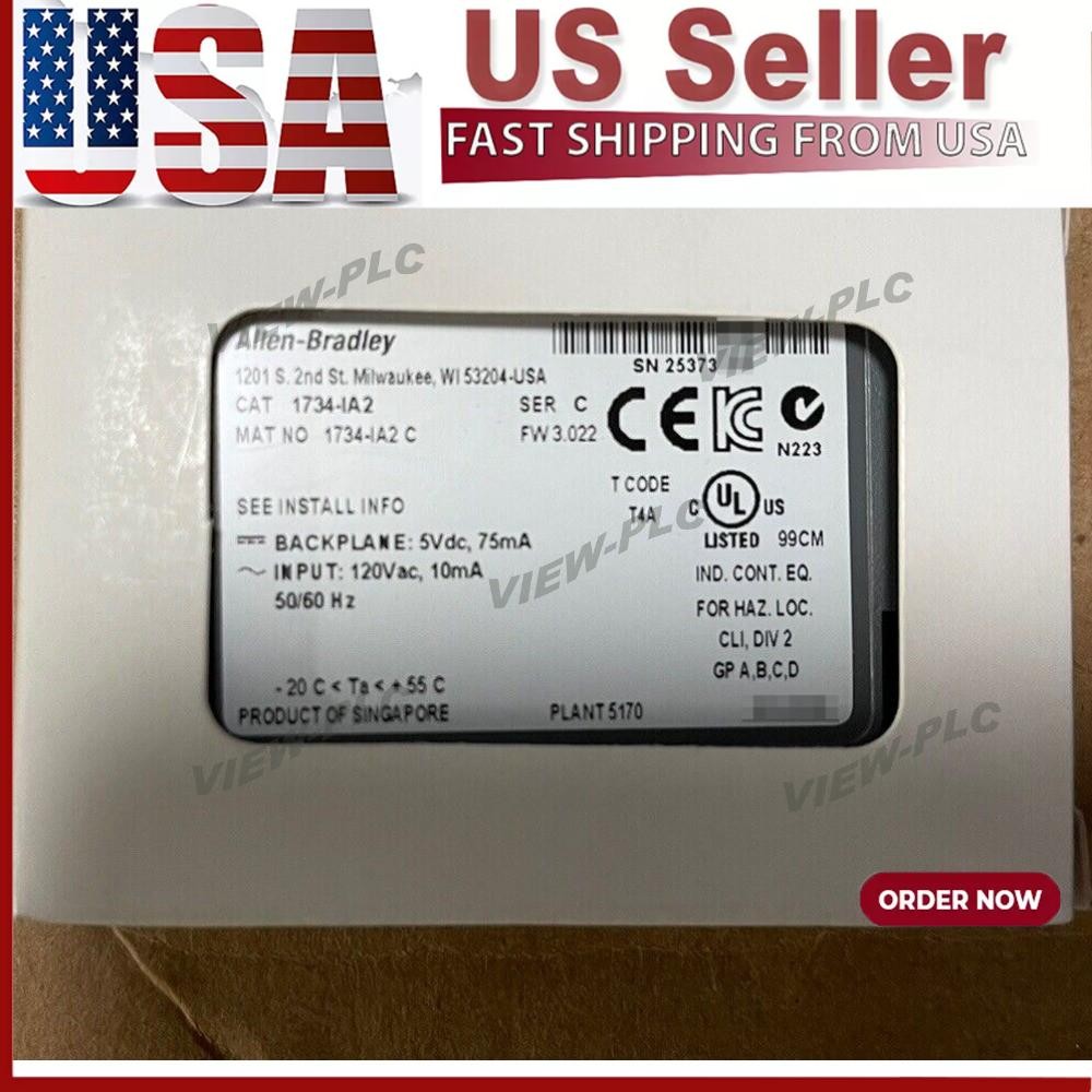 New AB 1734-IA2 Series C POINT I/O 2 Point Digital Input Module Fast Shipping