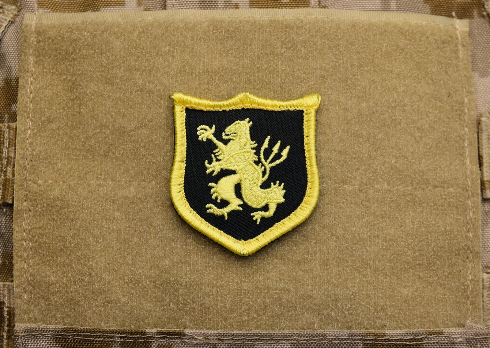 Mini DEVGRU Gold Squadron Lion Patch NSWDG SEAL Team 6 Zero Dark Thirty
