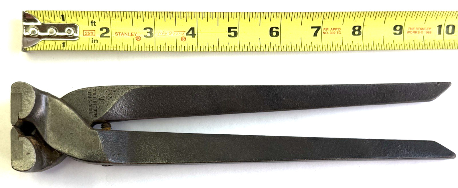 Todd's 10" Farriers Nippers No.3 Used