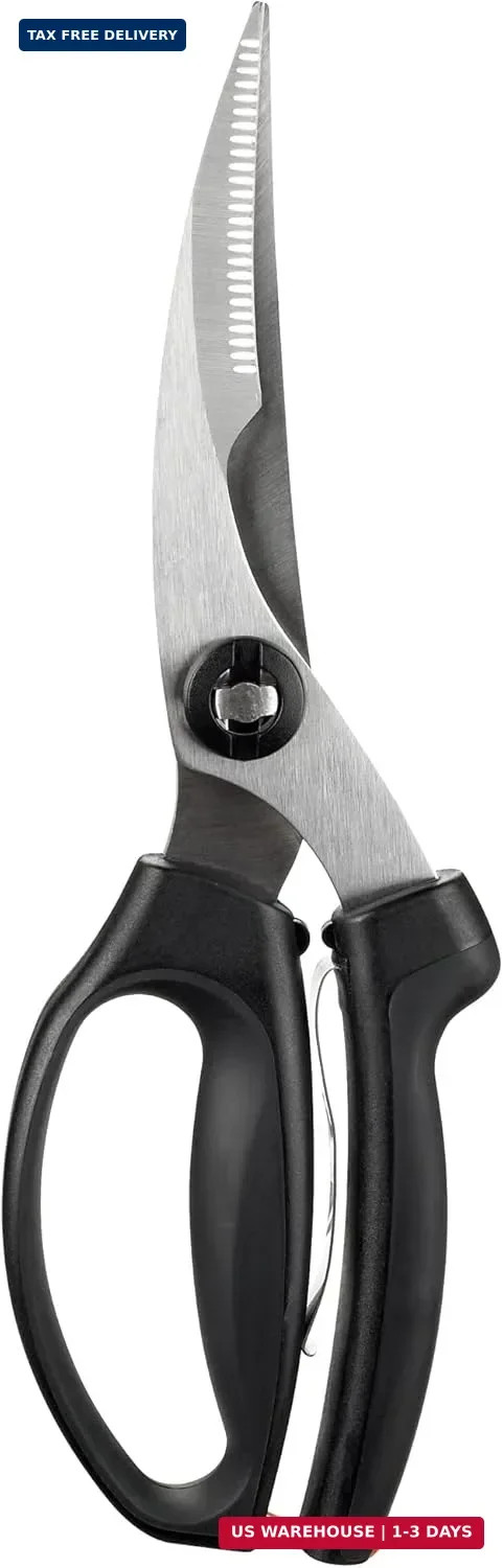 OXO Good Grips Spring-Loaded Poultry Shears, Black