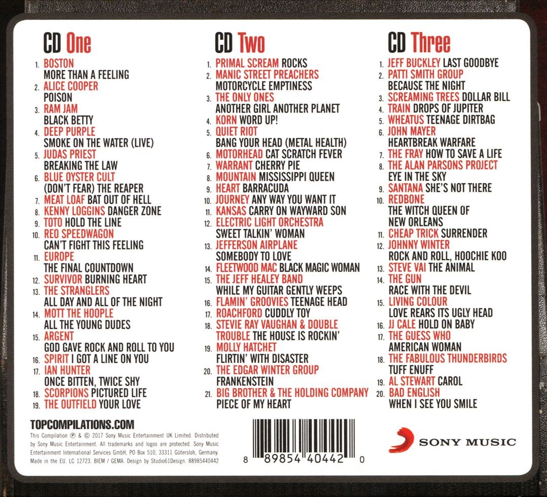VARIOUS ARTISTS - THE CLASSIC ROCK COLLECTION [SONY MUSIC] [DIGIPAK] NEW CD