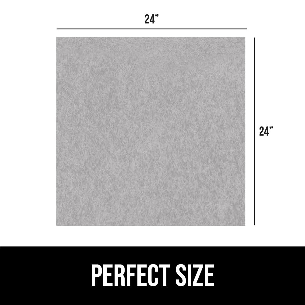 GORILLA GRIP LeakGuard Non-Adhesive Under Sink Mat 24"W x 24"L, Light Gray