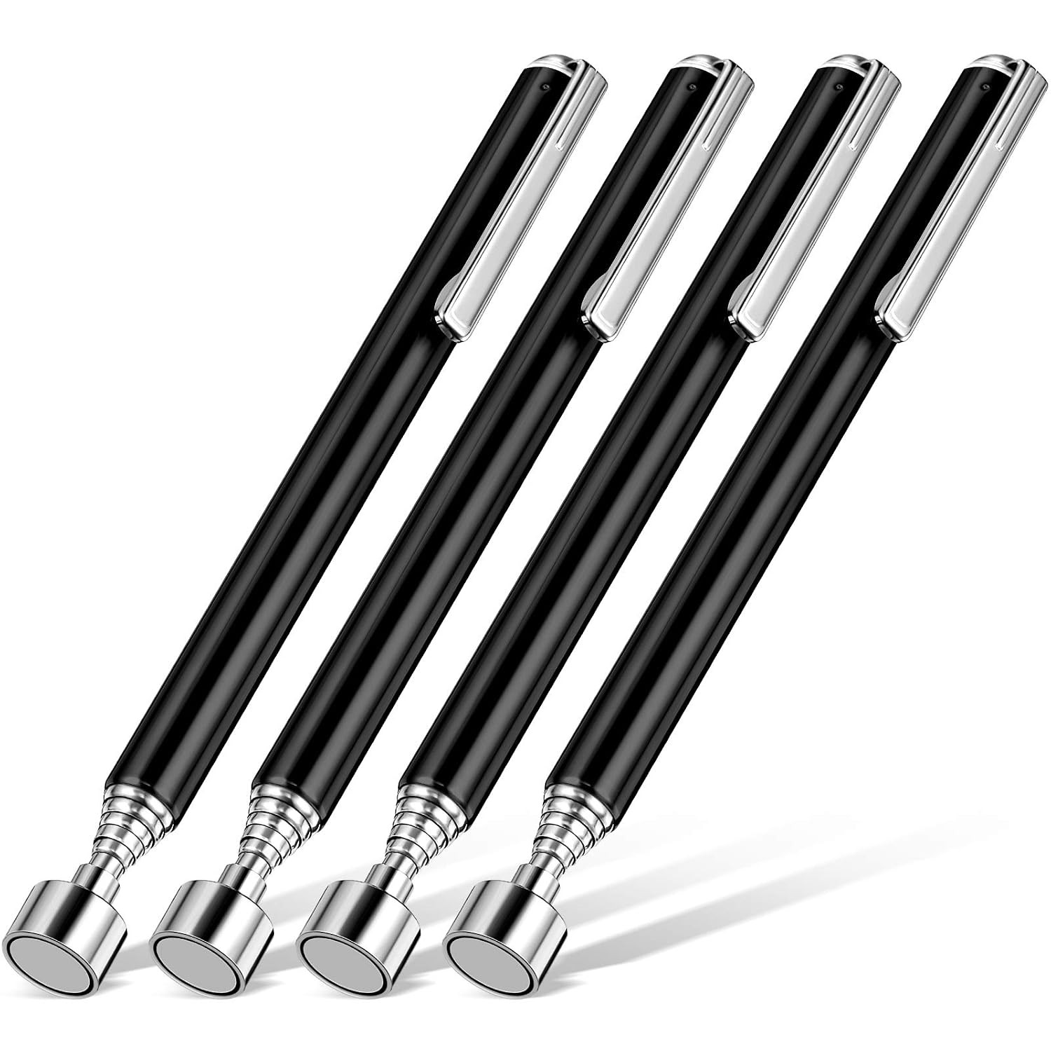 Patelai 4 Pieces Magnetic Telescoping Pick-Up Tool 3 Lb Pocket Magnetic Pickup T