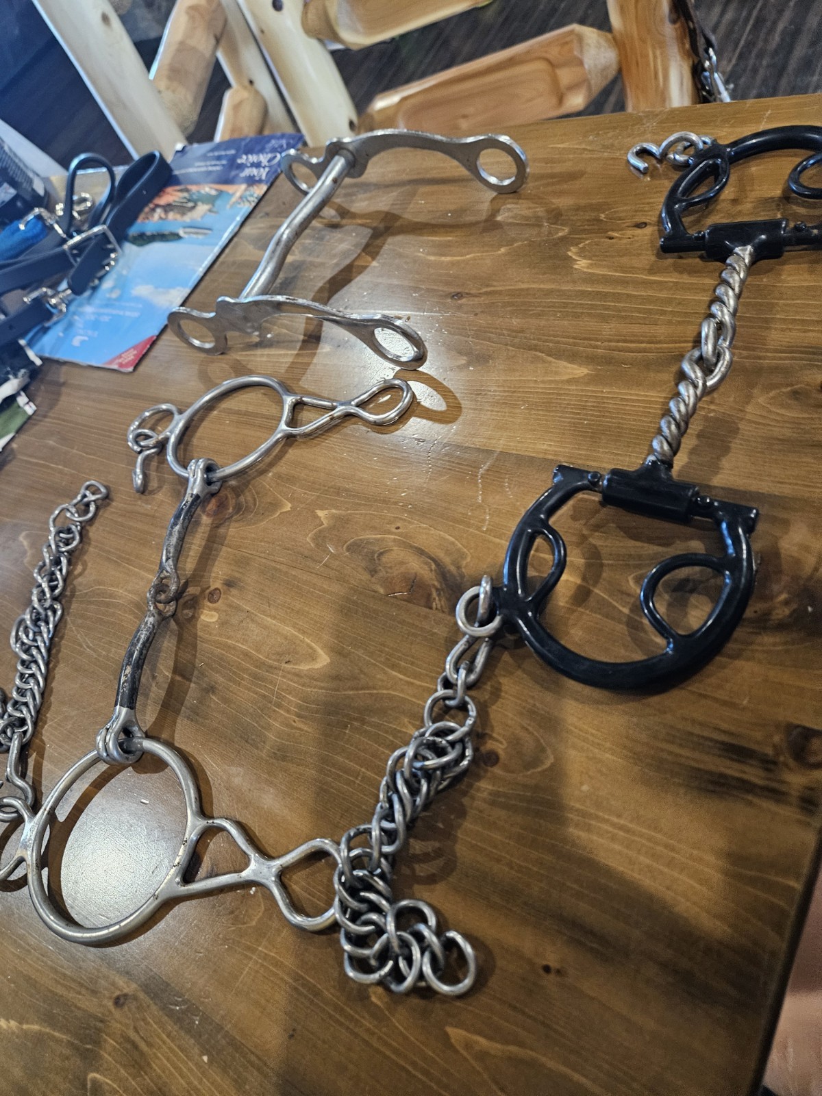 Wonder Gag, Snaffle Bit, And Grazing Bit, Horse Bit Lot