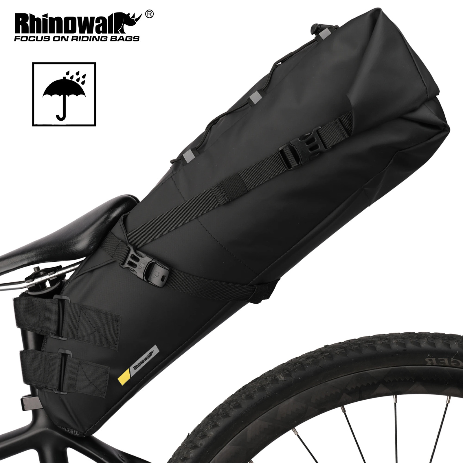 Rhinowalk Waterproof Bike Saddle Bag Bicycle Cycling Tail Rear Bag MTB Road Bike