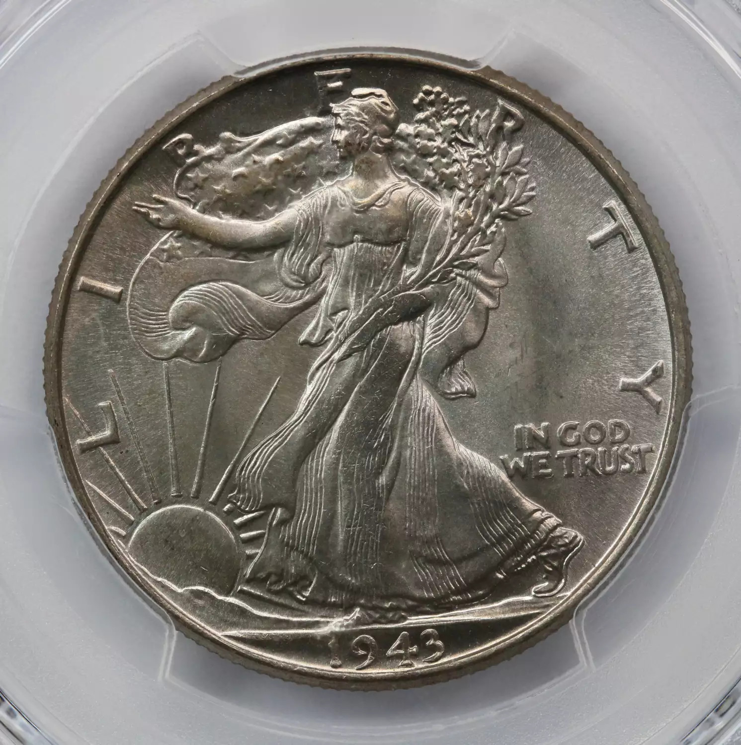 1943 Walking Liberty Half Dollar PCGS MS67