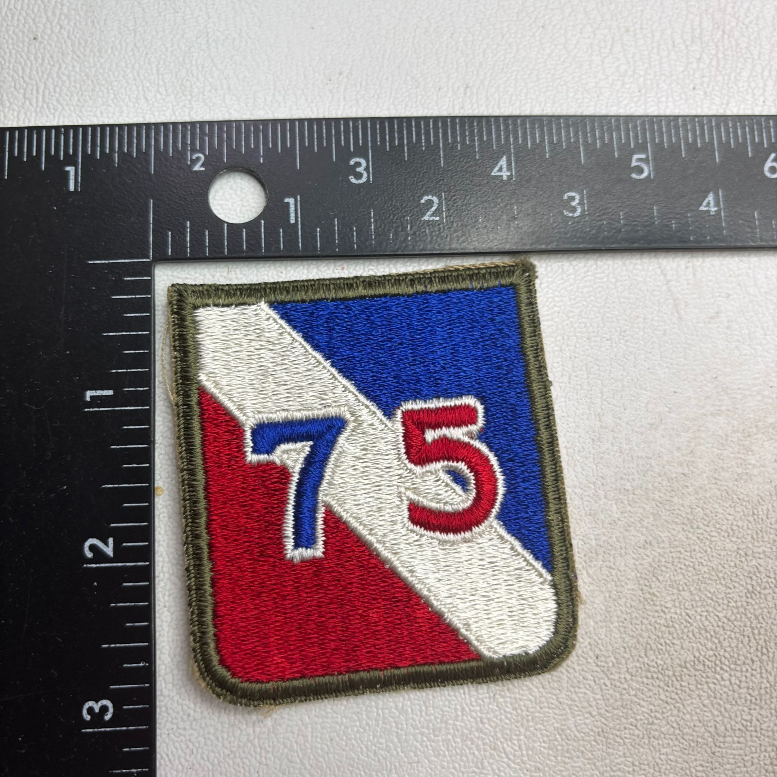 Vtg US Army 75TH INFANTRY DIVISION Patch Military Theme 651F
