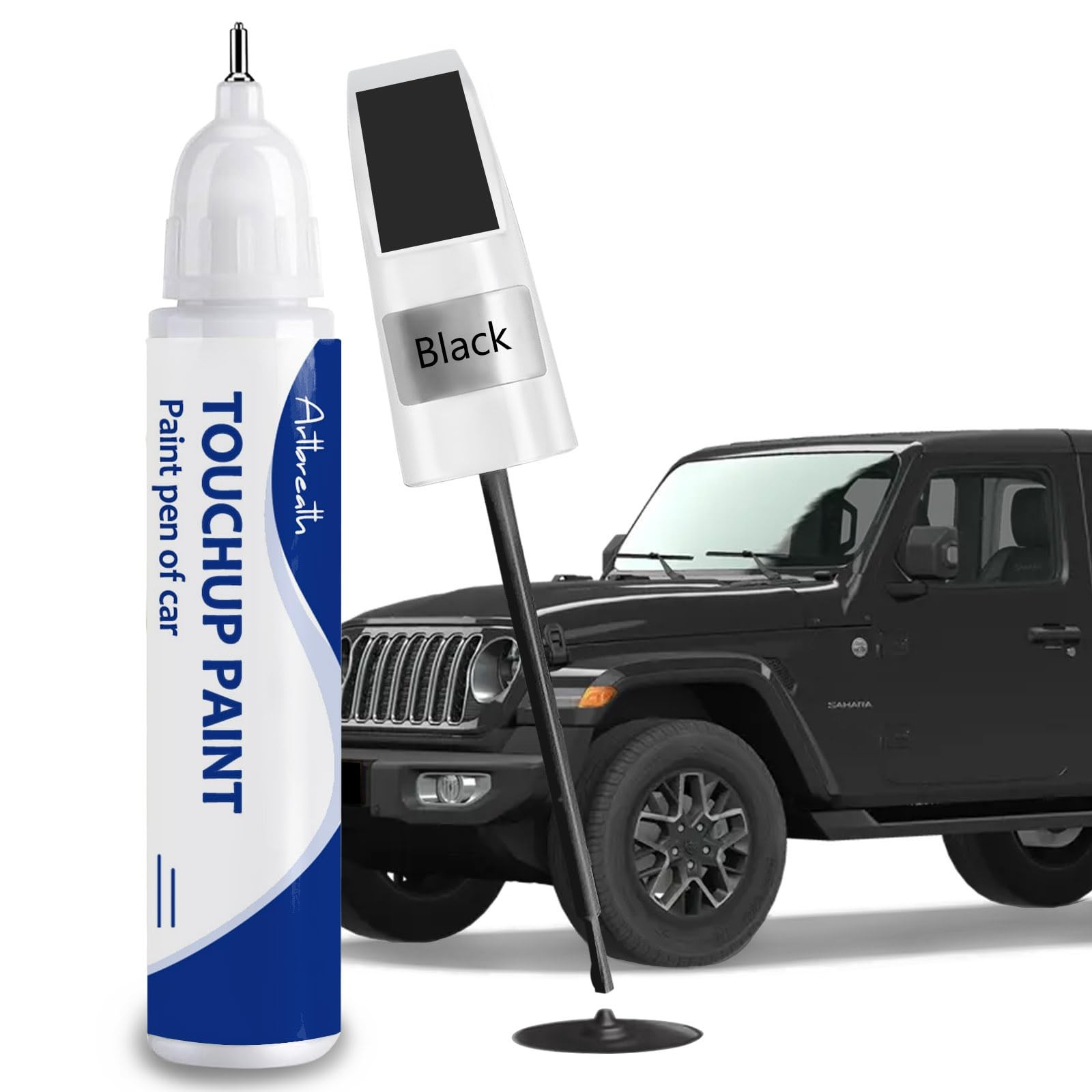 Black(PX8) Touch Up Paint for JEEP-Exact Match–Chips and Nicks Car Paint Scra...