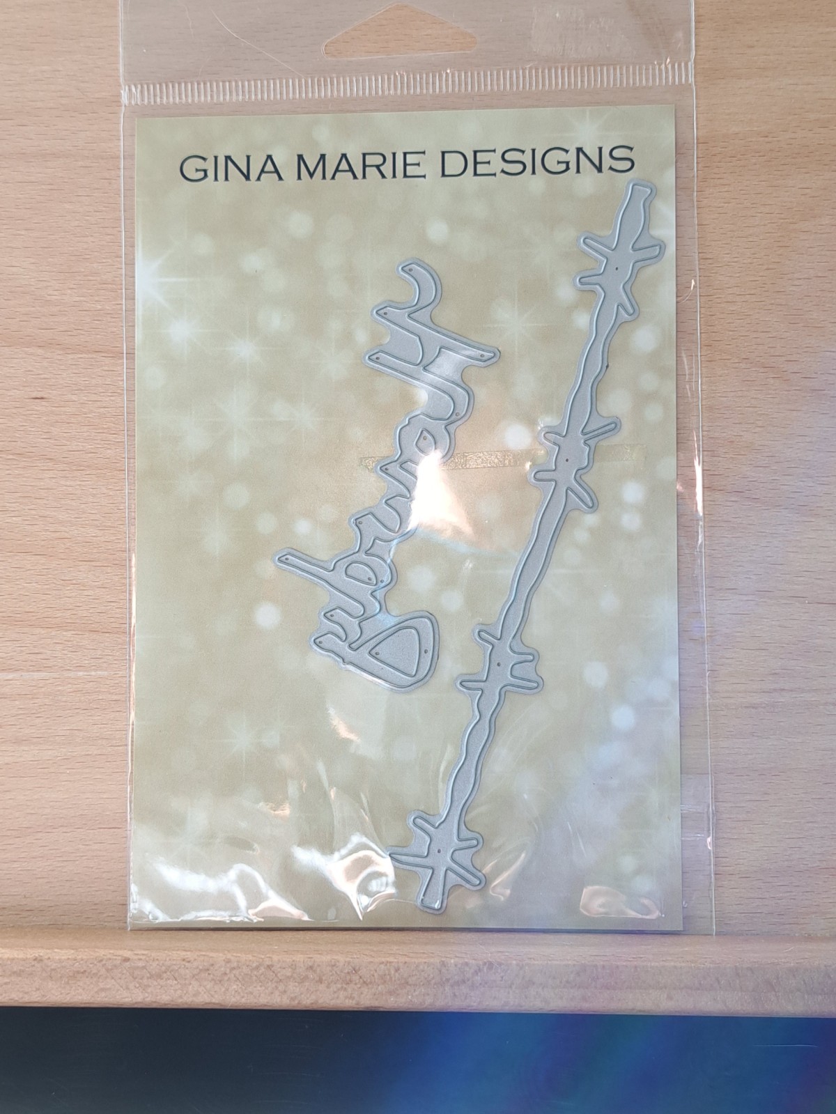 795 Gina Marie Designs Howdy Word & Barbed Wire Western Craft Cutting Die