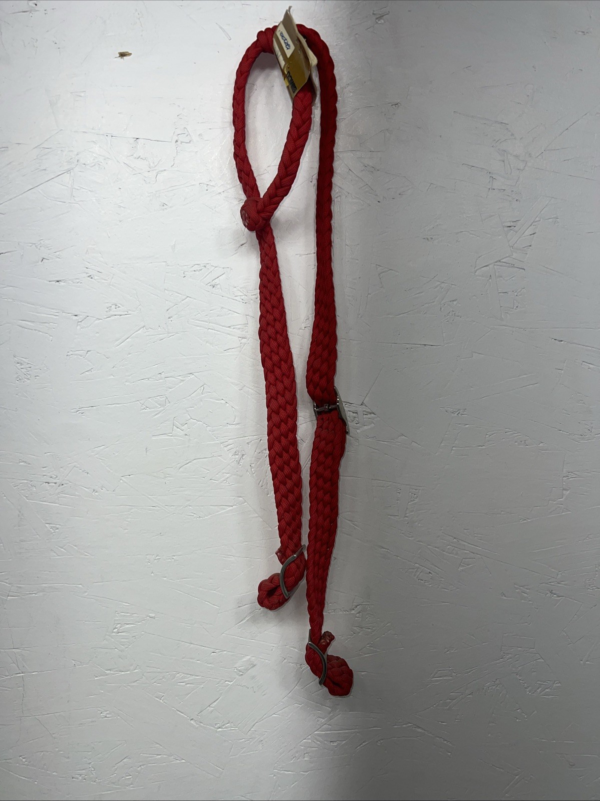 New SIMCO Red Nylon Braided One Ear Headstall #2900 Y-3