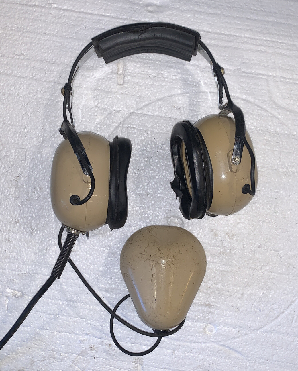 David Clark Aviation 9AN/3SP HEADSET MICROPHONE Ground Support Headset USA Made