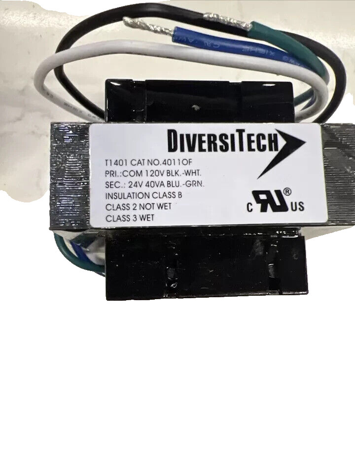 DIVERSITECH T1401 TRANSFORMER CLASS 2 COMMON 120 V SECONDARY VOLTAGE 24 V