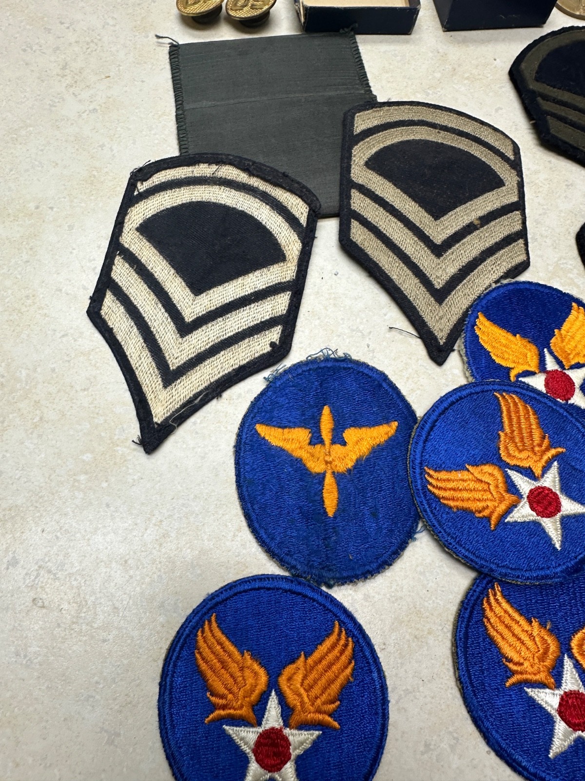 WW2 US Military Patch & Medal Grouping