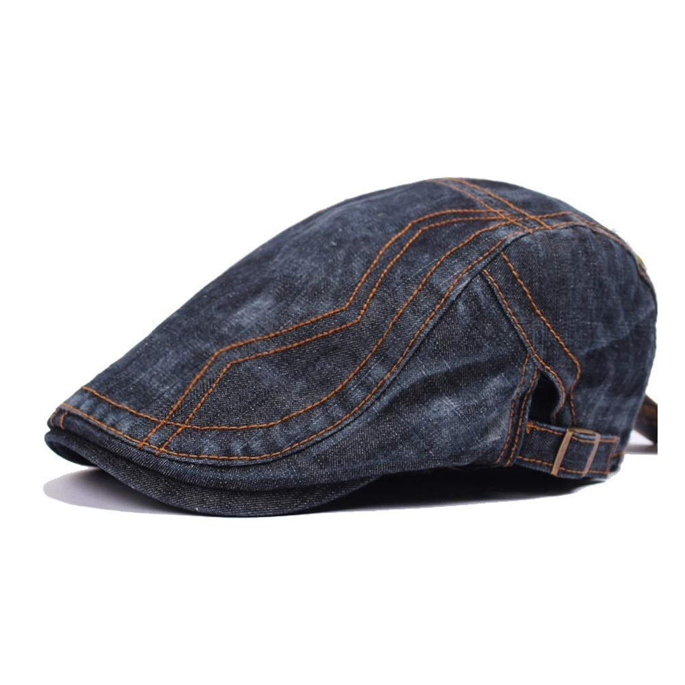 MISSMARCH Simple Beret Cap Sleek Minimalist Visor Forward Cap Autumn Winter...