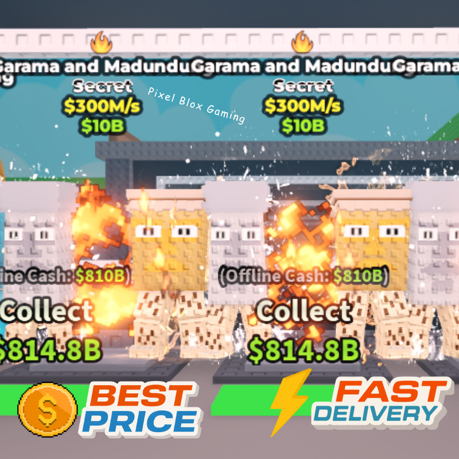 STEAL A BRAINROT 🧠1 Garama And Madundung 300M/s🧠Fire Trait💰️Cheap+Fast 🚀
