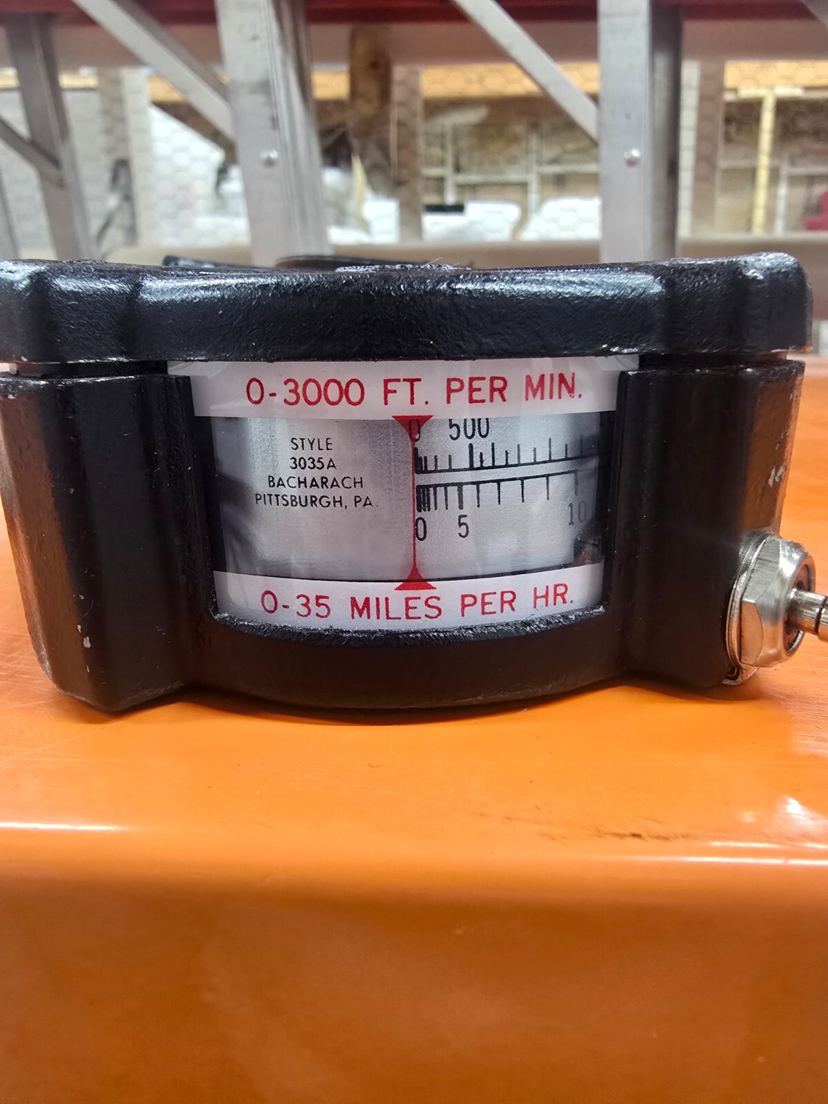 Vintage FloRite 0-1000 Feet-Per-Minute Air Velocity Flow Meter Made in USA