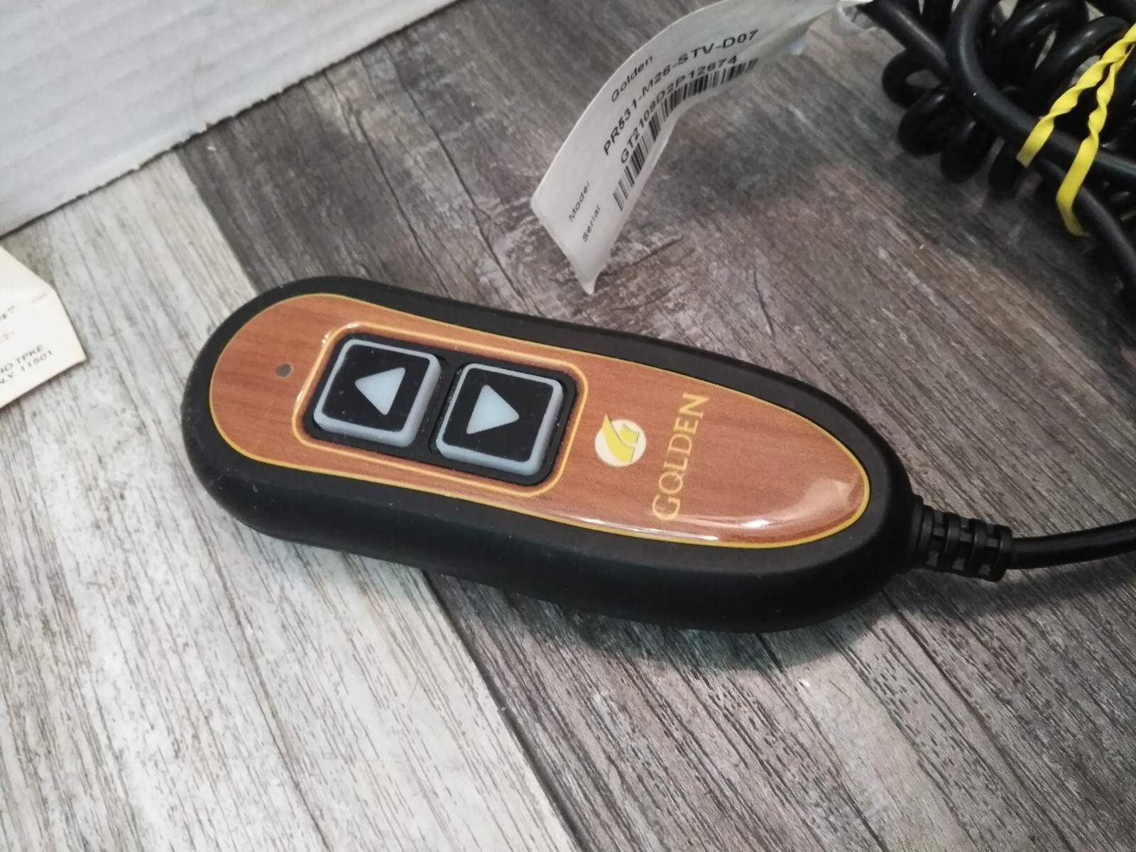 Golden Technologies Lift Chair Remote ZK1200 HC Hand Control Pendant 2 Button